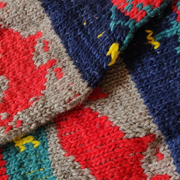 Chicken chunky knit wool sweater - Picture 4 of 7